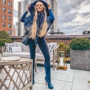 Cesare paciotti womens blue shoes size 9